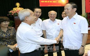 Chủ tịch nước Trần Đại Quang tiếp xúc cử tri TPHCM